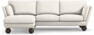Madison Lux - 2-sits soffa med schäslong vänster - Beige
