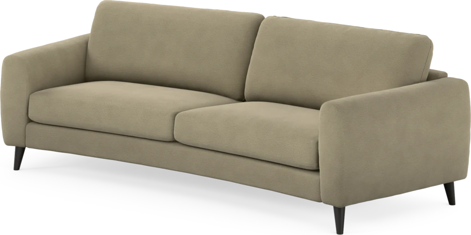 Bridge - 3-sits soffa svängd - Beige