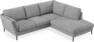 Madison - 2-sits soffa med divan höger - Vit