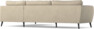 County - 2,5-sits soffa med divan höger - Beige