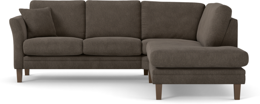 Eden - 2-sits soffa med divan - Gul