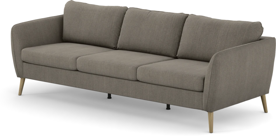 County - 3-sits soffa - Brun