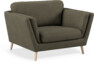 Madison - Fåtölj, 90 cm - Brun