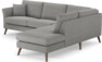 Eden - 2,5-sits soffa med divan - Grå