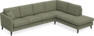 Eden - 3-sits soffa med divan - Grön