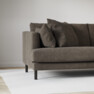 Harper - 3-sits soffa, hel dyna - Brun