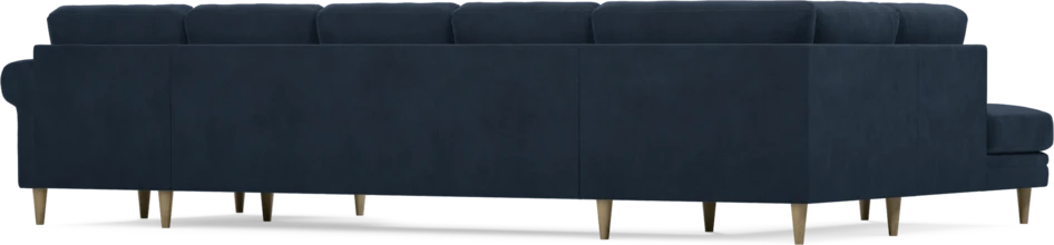Eden - 3-sits soffa med divan vänster och schäslong höger - Blå