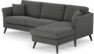 Eden - 2,5-sits soffa med schäslong - Grå