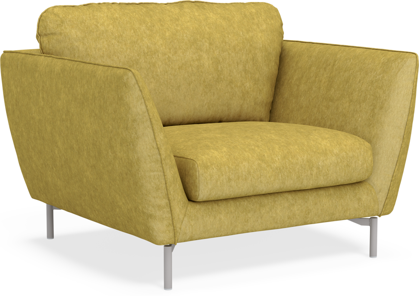 Madison Lux - Fåtölj, 70 cm - Gul