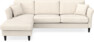 Eden - 2,5-sits soffa med schäslong - Beige