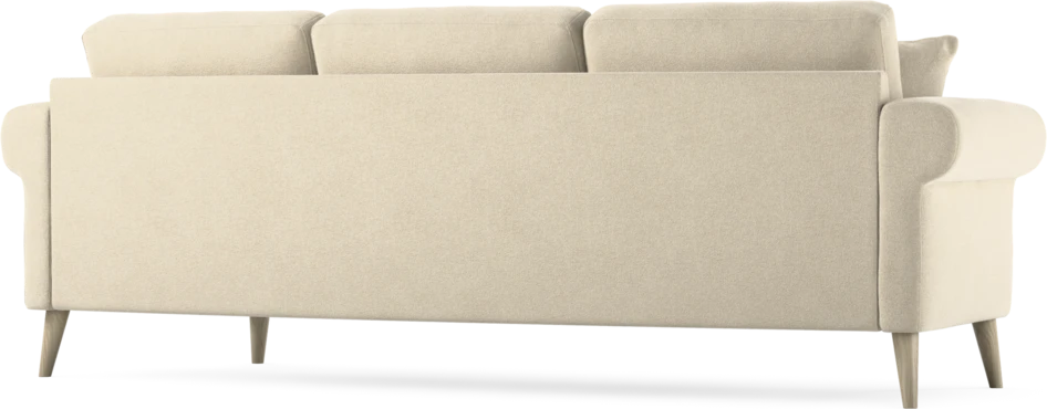 Eden - 3-sits soffa svängd - Beige