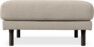 Willow - Fotpall, fast klädsel - Beige