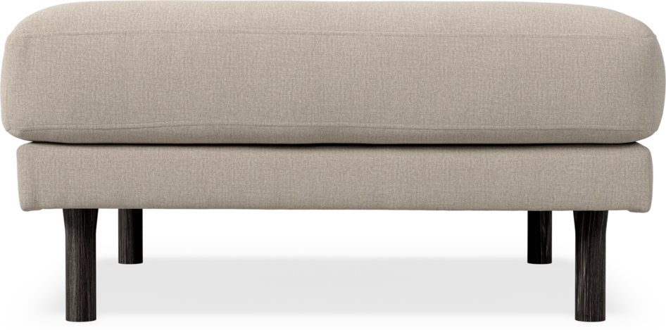 Willow - Fotpall, fast klädsel - Beige