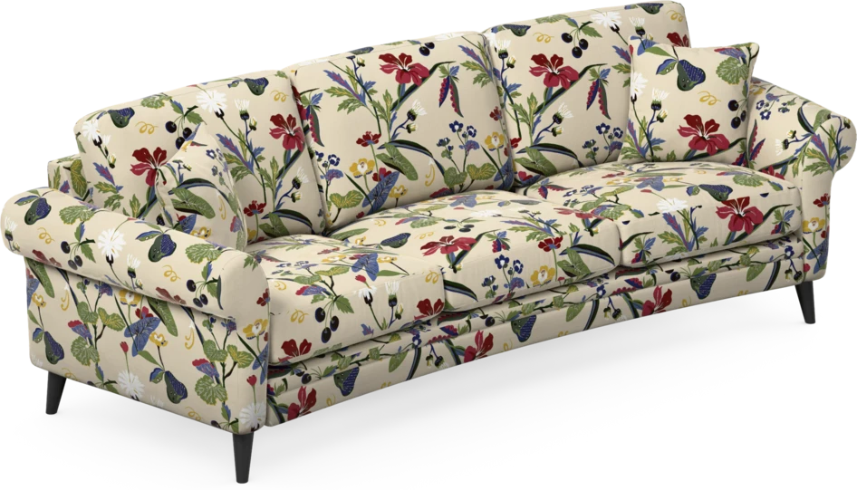 Eden - 3-sits soffa svängd - Flerfärgad
