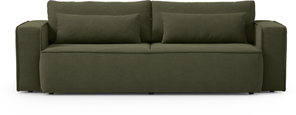 Ide - Bäddsoffa 3-sits - Grön