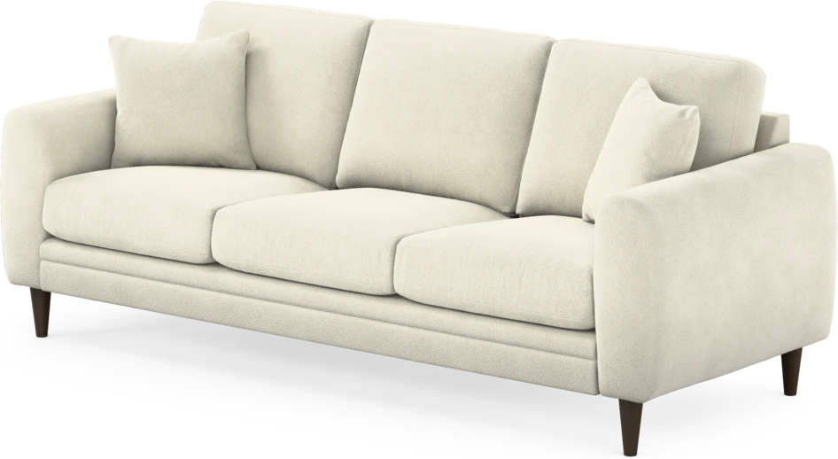 Eden - 3-sits soffa - Vit