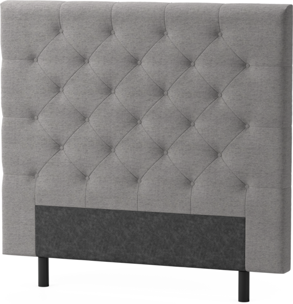 Delux Pikerad - Sänggavel, 90-210 cm - Grå