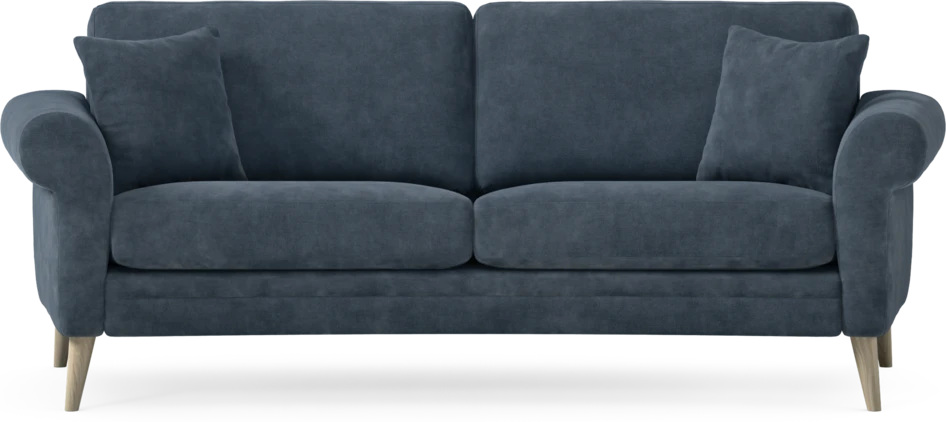 Eden - 2,5-sits soffa svängd - Blå