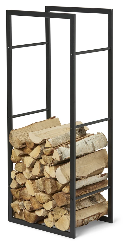 Klyva - Vedställ 40x28x100 cm - Svart