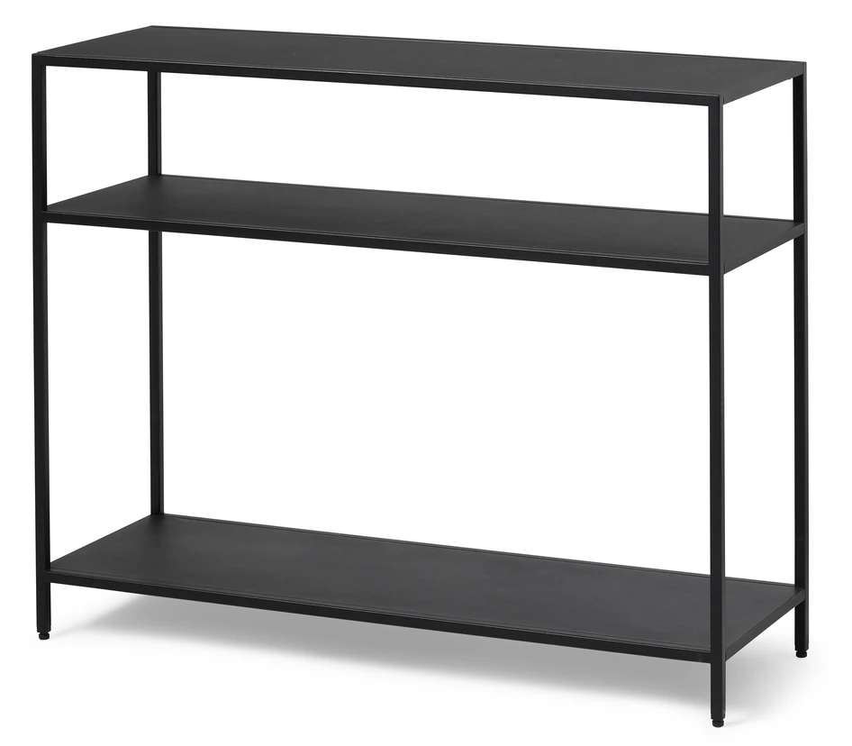 Newton - Avlastningsbord, B 100 cm - Svart