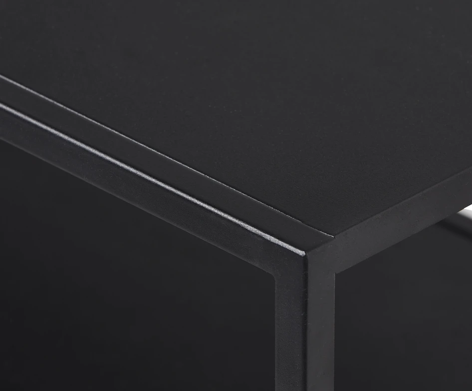 Newton - Tv-bänk, B 120 cm - Svart