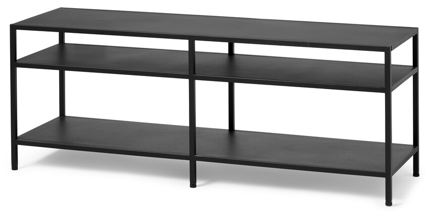 Newton - Tv-bänk, B 120 cm - Svart