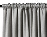 Grace - Rumsförmörkande gardin, 135x250 cm, 2-pack - Grå