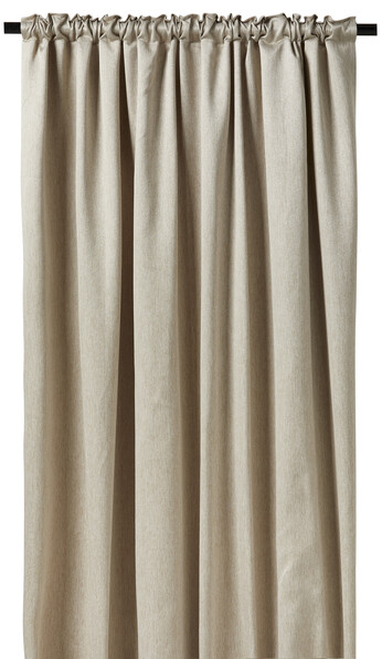 Grace - Rumsförmörkande gardin, 135x250 cm, 2-pack - Beige