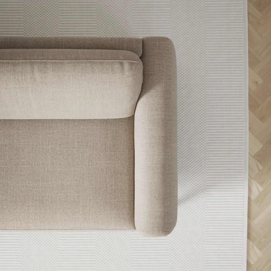 Bridge - Hörnsoffa, 3+3-sits - Beige