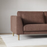 Willow - 3-sits soffa med divan vänster, fast klädsel - Orange