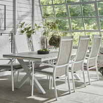 Modena - Utegrupp med bord och 6 reclinerstolar - inspiration