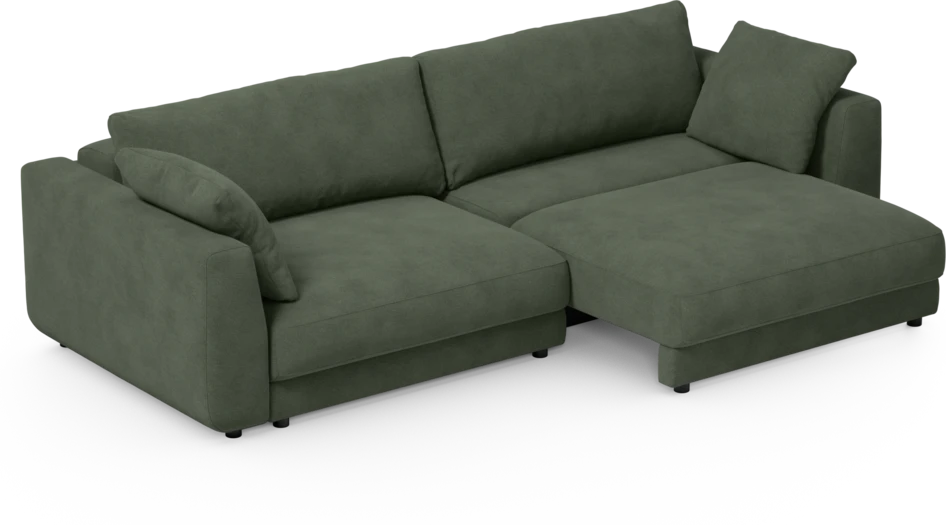 Amie - Bäddsoffa 4-sits - Grön