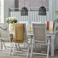 Modena - Utegrupp med bord och 6 stolar - inspiration