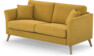 Eden - 2,5-sits soffa - Gul