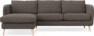 Madison Lux - 2-sits soffa med schäslong vänster - Grå