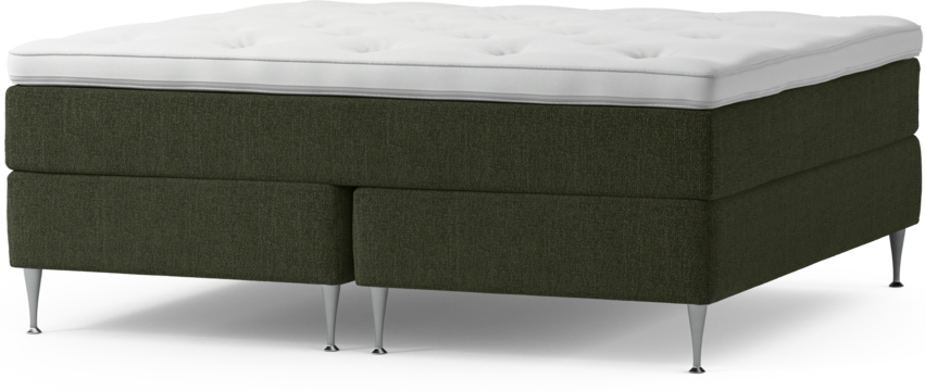 Delux Dream - Kontinentalsäng, dubbelsäng med bäddmadrass och sängben