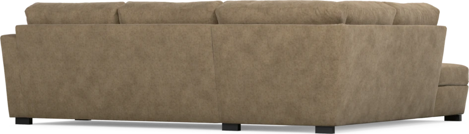 Friday - 2,5-sits soffa med divan vänster - Brun