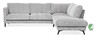 Weekend - 2,5-sits soffa med divan höger - Grå