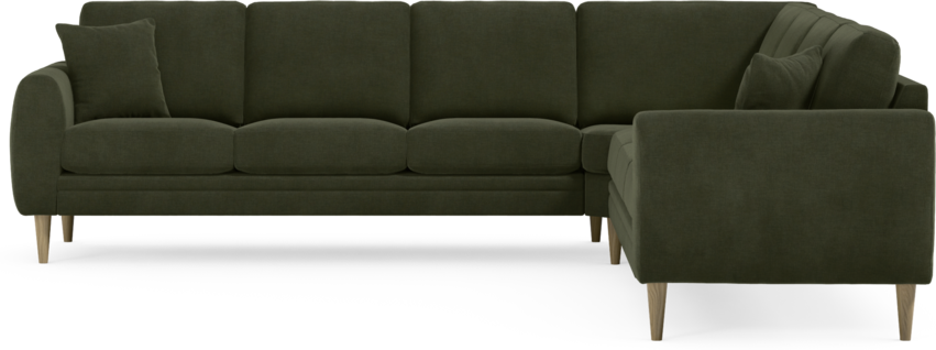 Eden - Hörnsoffa, 3+3-sits - Grön