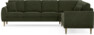 Eden - Hörnsoffa, 3+3-sits - Grön