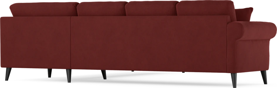 Eden - Hörnsoffa, 3+3-sits - Röd