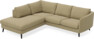 Madison - 2-sits soffa med divan vänster - Gul