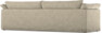 Cherrie - 4-sits soffa, hel dyna och kappa - Beige
