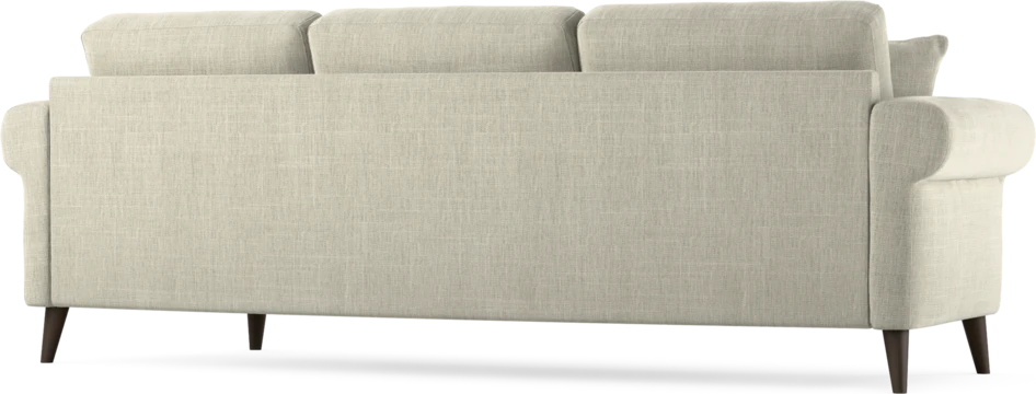 Eden - 3-sits soffa svängd - Beige