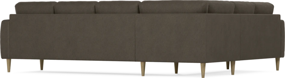 Eden - Hörnsoffa, 2+3-sits - Brun