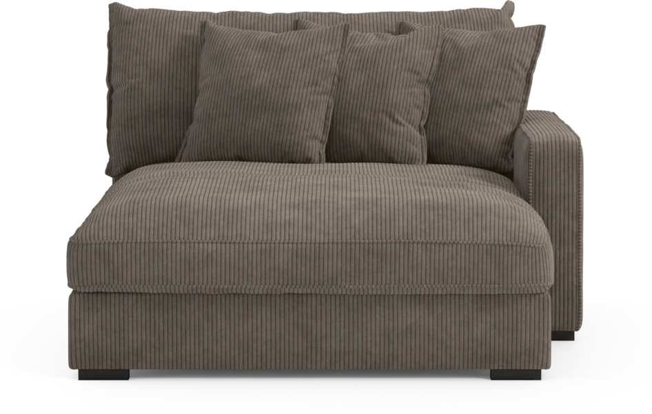 Rossi - Schäslong XL höger - Brun