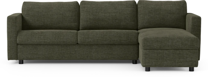 Lindö, Bäddsoffa 2,5-sits med schäslong, vändbar