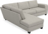 Friday - 2,5-sits soffa med divan vänster - Beige
