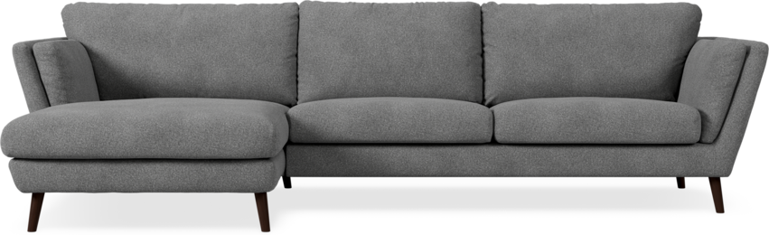 Madison Lux - 3-sits soffa med schäslong vänster - Vit