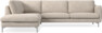 Madison Lux - 3-sits soffa med divan vänster - Vit